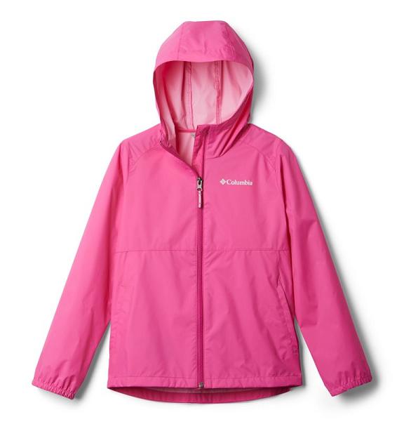 Columbia Switchback II Waterproof Jacket Pink For Girls NZ58490 New Zealand